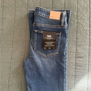 PAIGE Laurel Canyon with Forward Panel Bootcut Denim